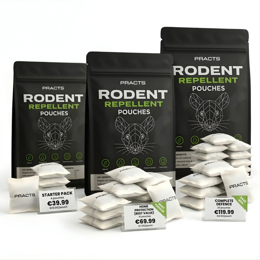 PRACTS Rodent Repellent Pouches | Place Anywhere Mice Hide, Drive Them Away Permanently